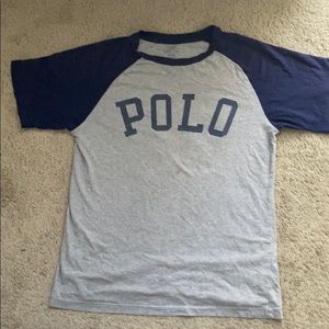 Polo Ralph Lauren Grey n Blue T-Shirt